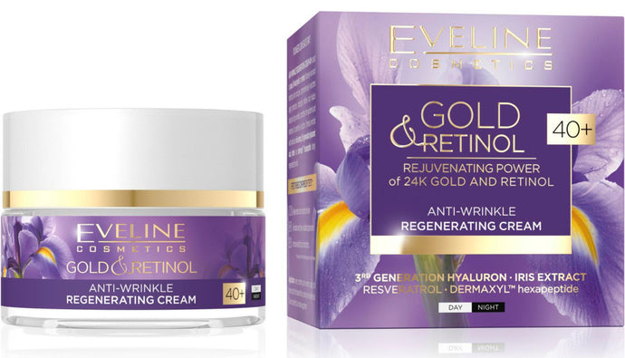 Eveline gold & retinol krema za lice 40+