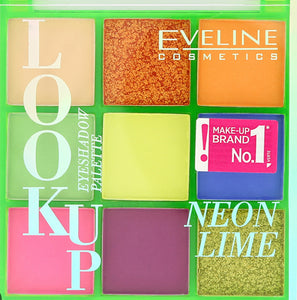 Eveline paleta sjenki Neon lime