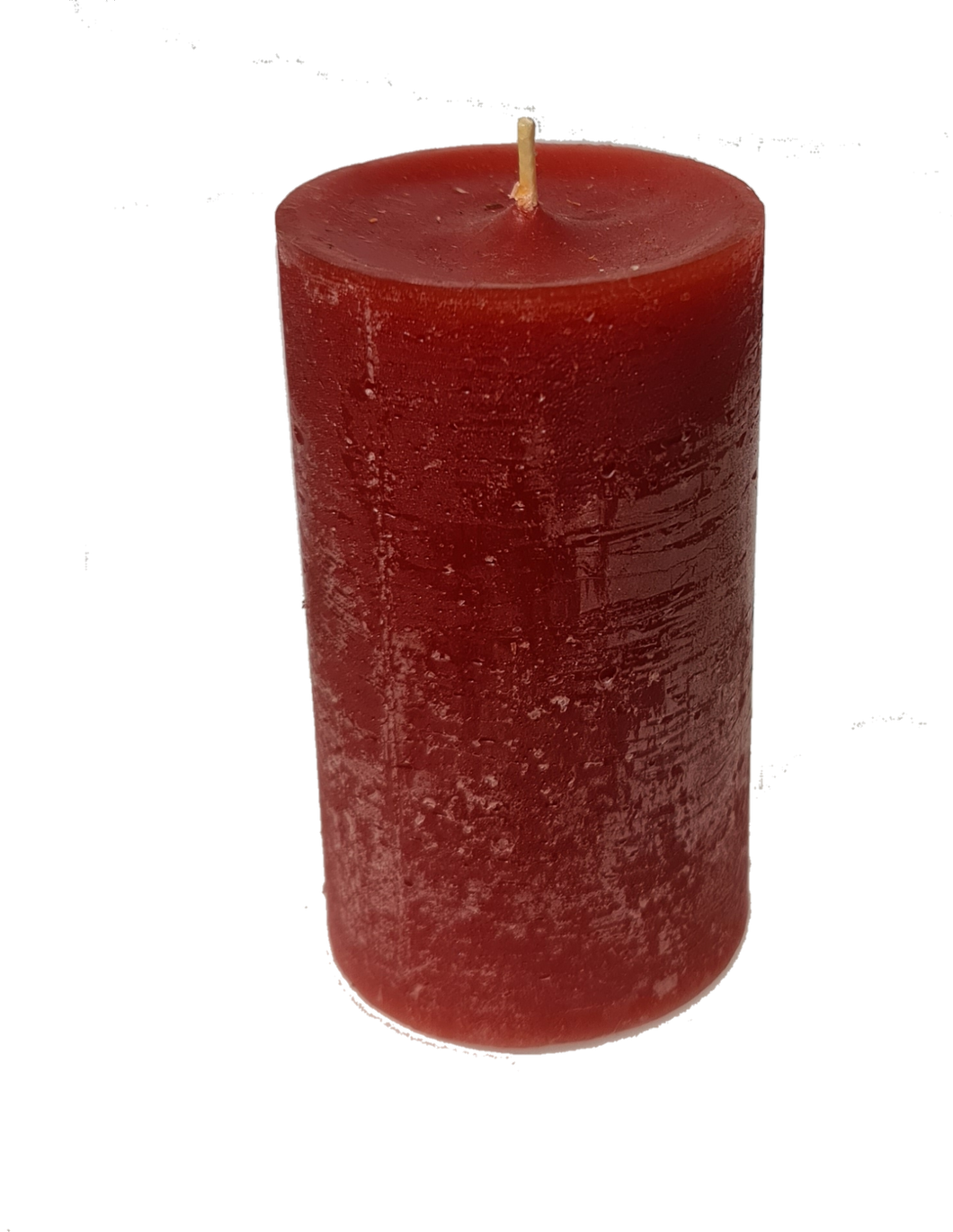 Svijeća RUSTIK crvena 10cm × 6cm