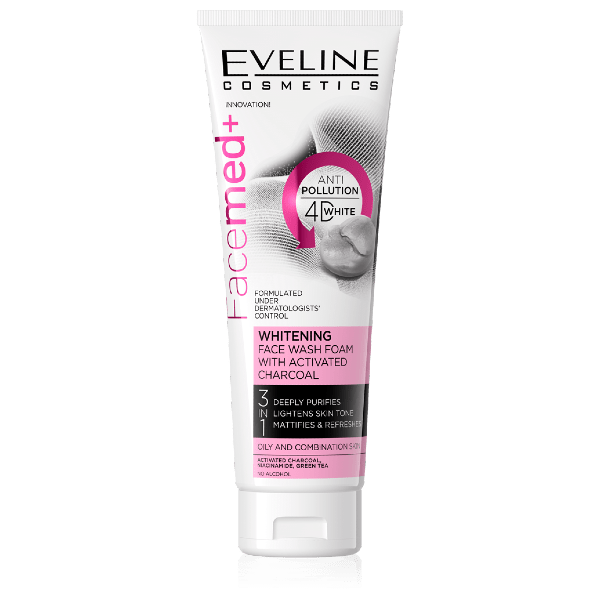 Eveline facemed whitening face wash foam 100ml