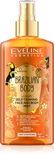 Eveline Brazilian body self-tanning face&body mist 150ml