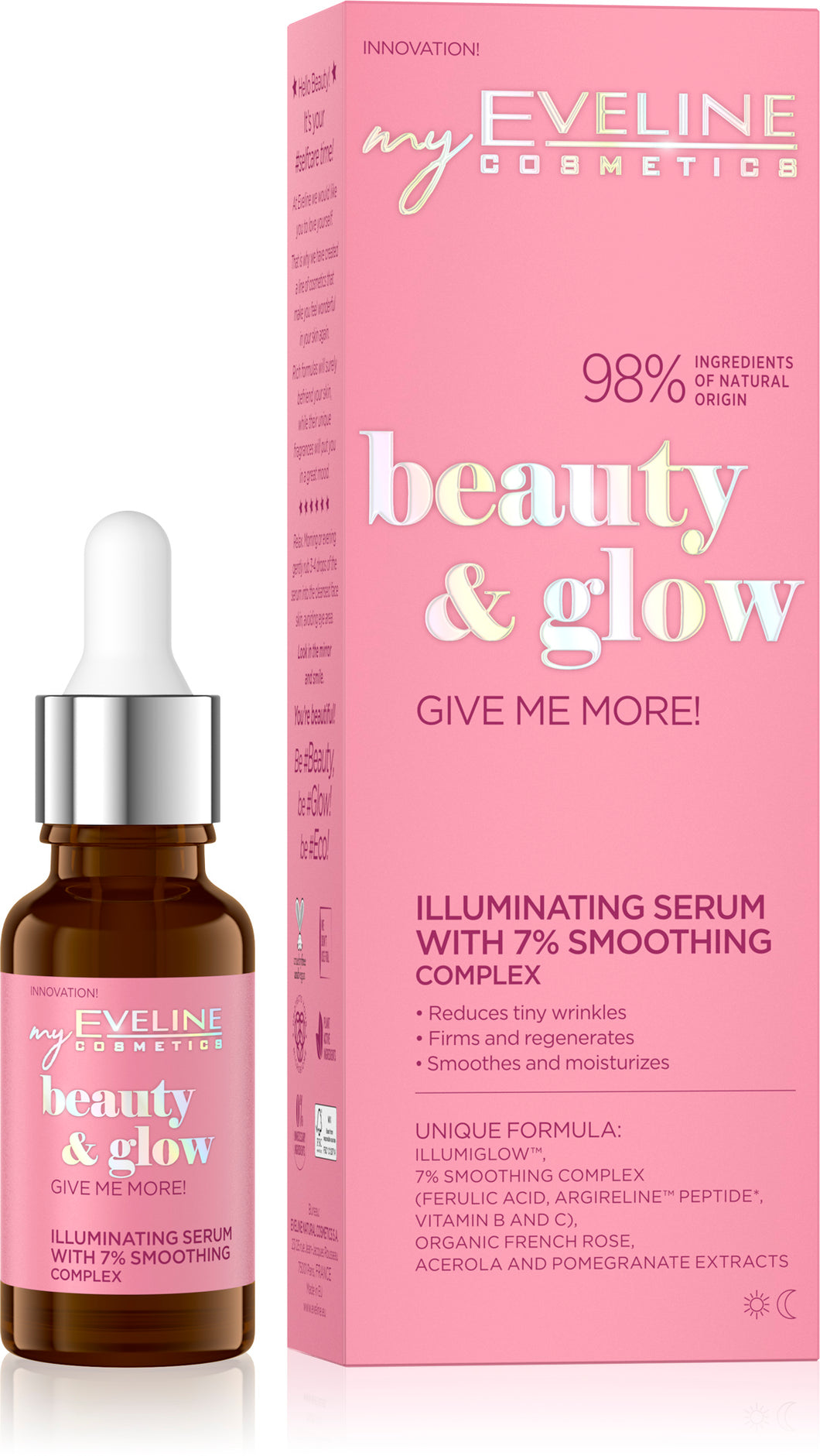 Eveline beauty elixir serum illuminating 20ml