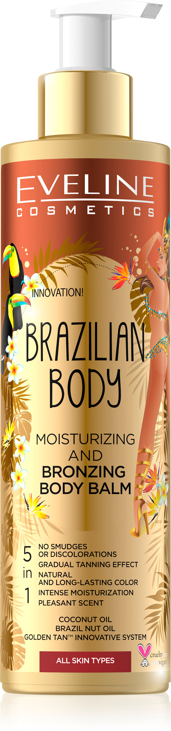 Eveline brazilian body hidratantni bronzing balm 200ml