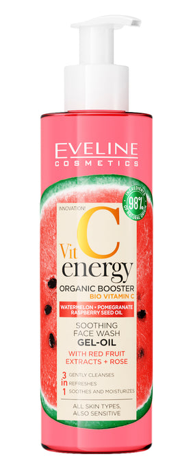 Eveline Vit C energy booster face wash gel-oil 200ml