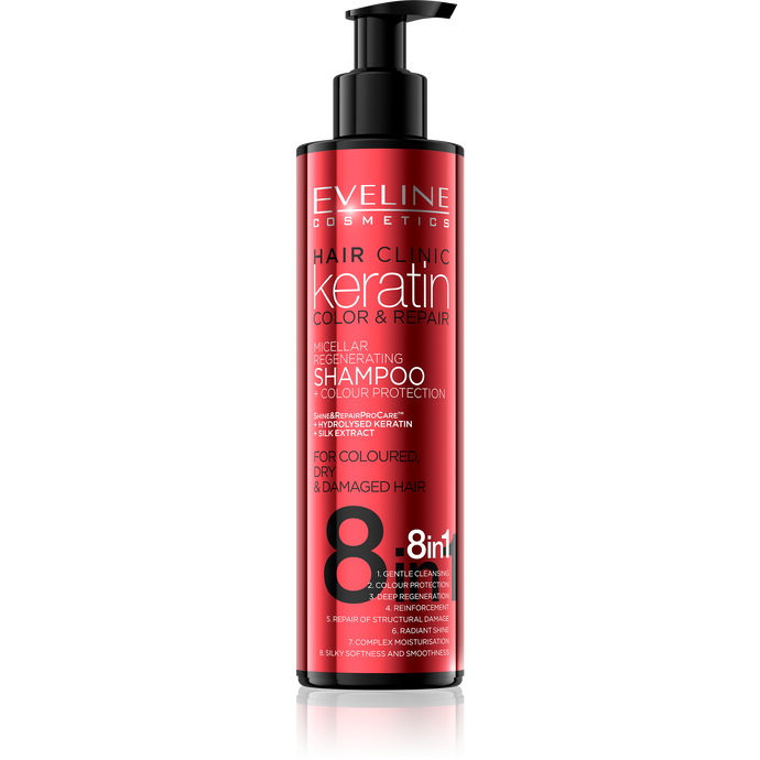 HAIR CLINIC KERATIN COLOR&REPAIR šampon 8u1 245ml