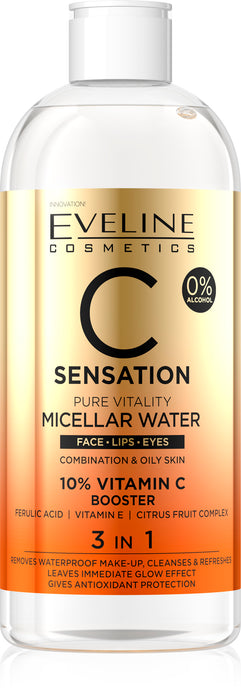 Eveline C sensation micelarna voda 400ml