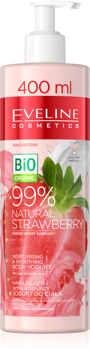 Eveline Bio organic 99% natural Strawberry body yogurt 400ml