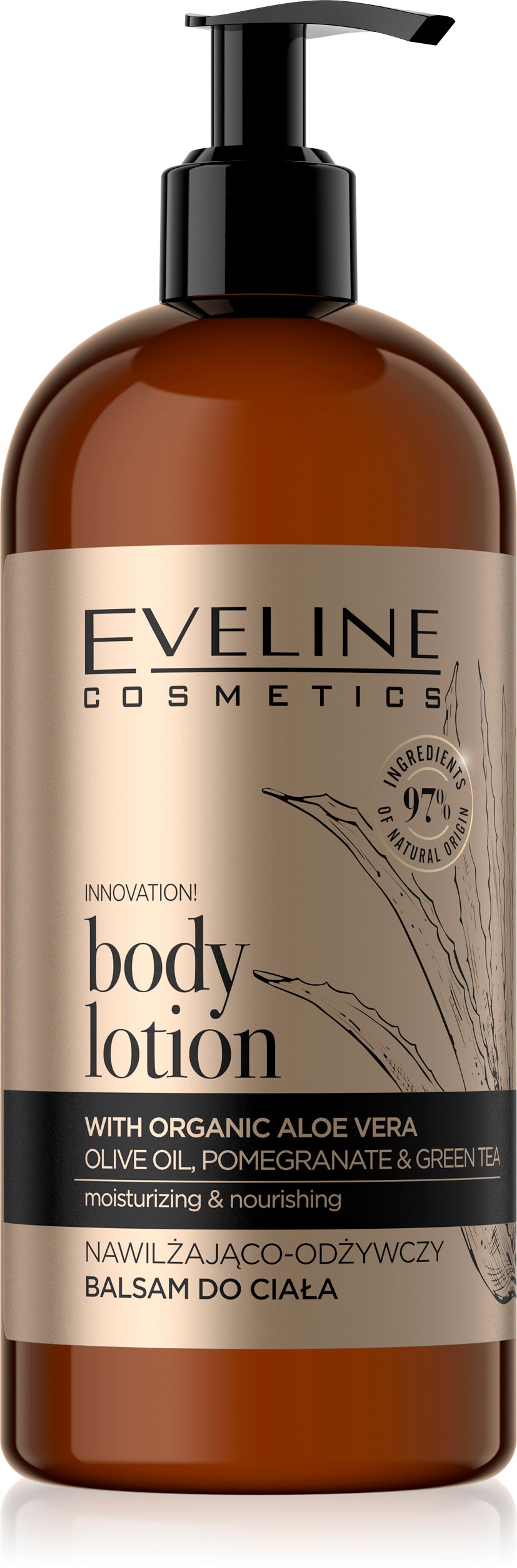 Eveline organic gold b.lotion aloe 500ml