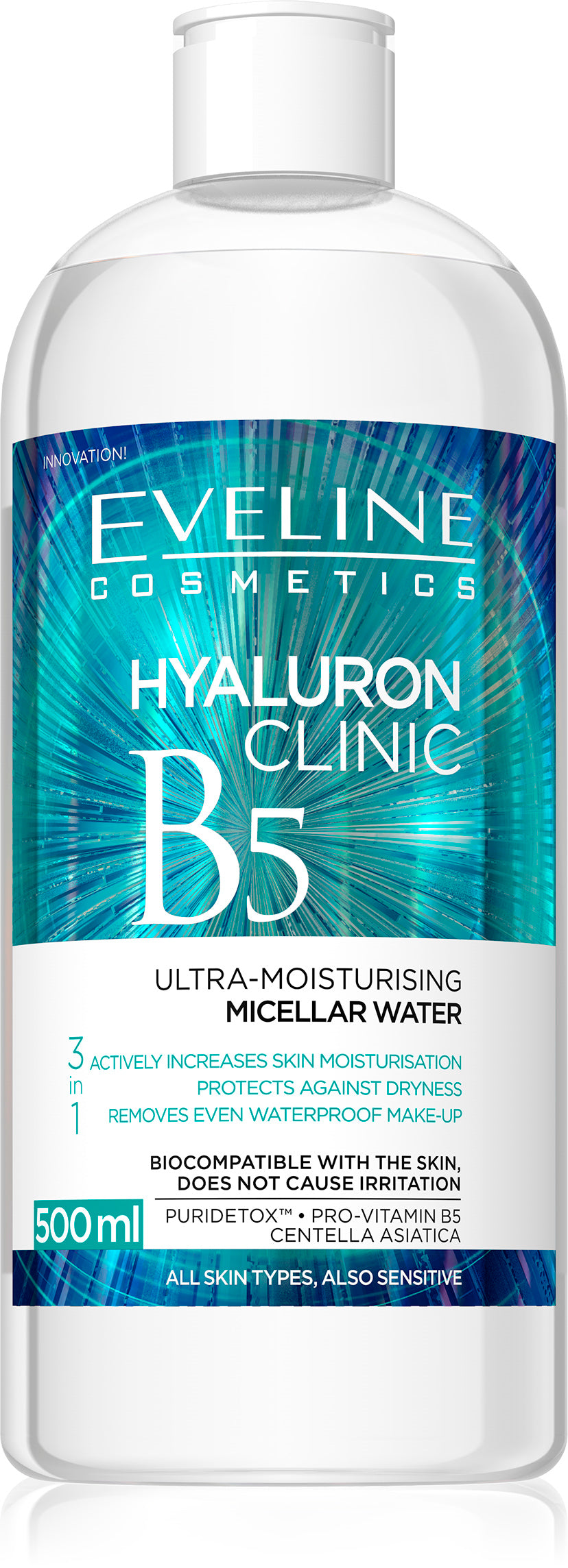 Eveline Hyaluron Clinic micelarna voda 500ml