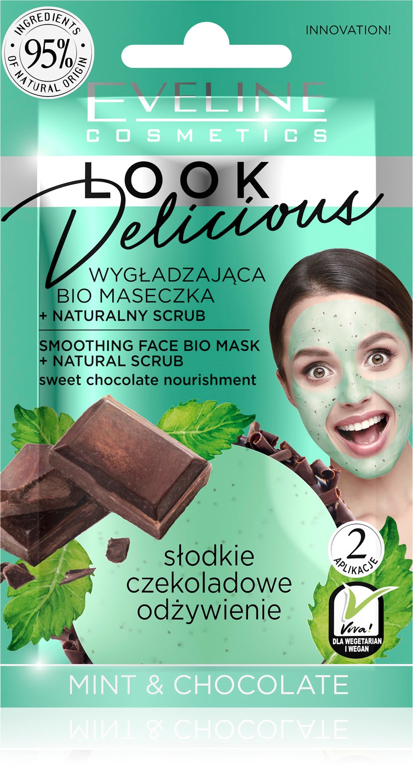 Eveline look delicious maska za lice - Chocolate & mint 10ml