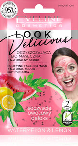 Eveline look delicious maska za lice - watermelon & lemon 10ml
