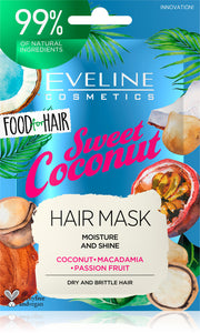 Eveline Natural maska za kosu -sweet coconut 20ml