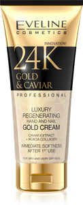 Eveline 24k gold&caviar hand cream 100ml