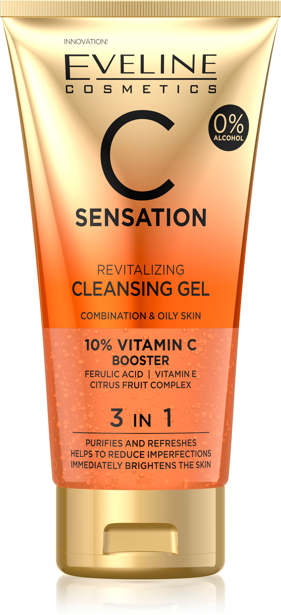 Eveline C SENSATION cleansing wash gel 10% vit C 150ml