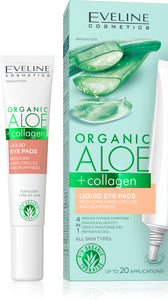 Eveline org.aloe +collagen liquid eye pads dark circles 20ml