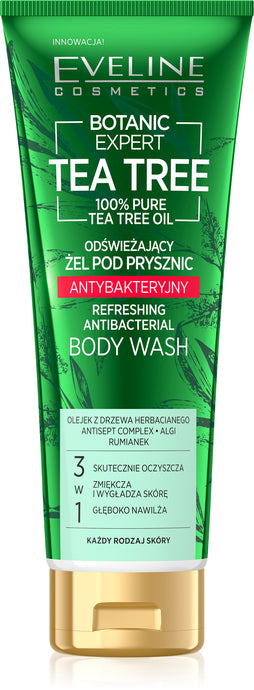 Eveline 100% Tea tree antibacterial wash gel 250ml