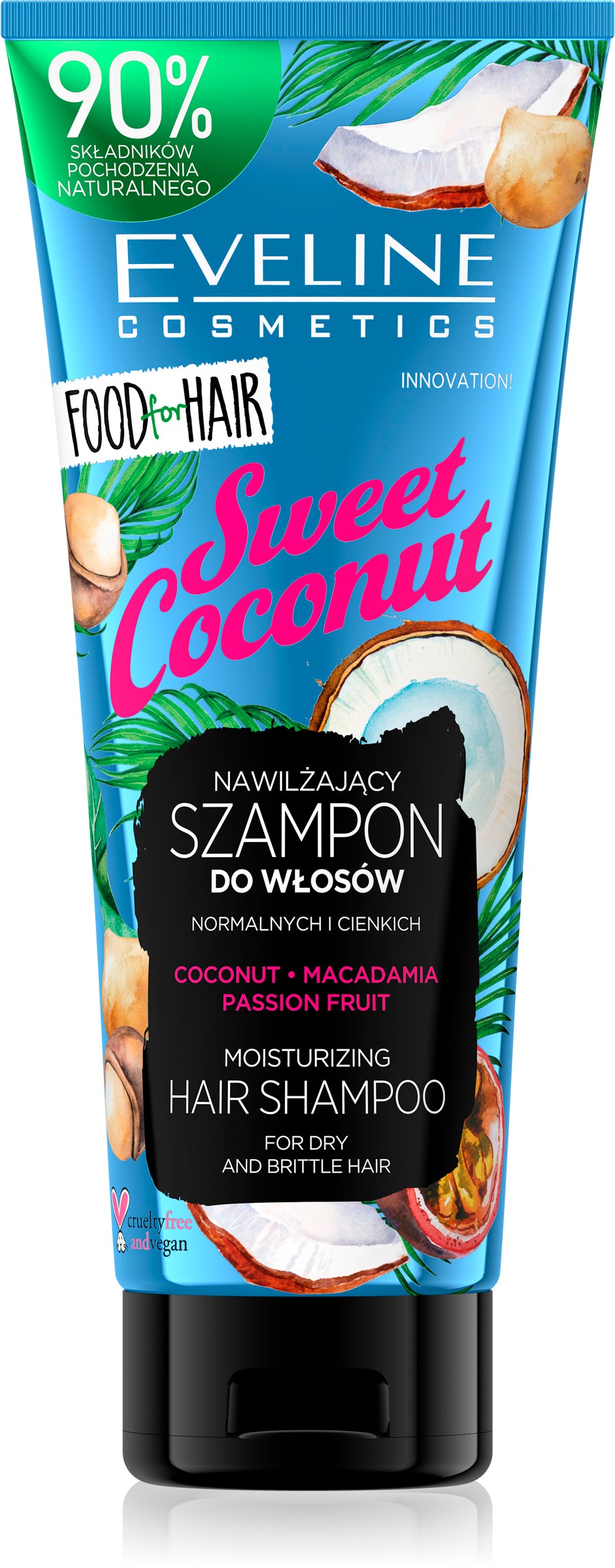 Eveline natural Šampon - sw.Coconut 250ml