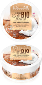 Eveline extra soft Bio coconut face/body cream 175ml