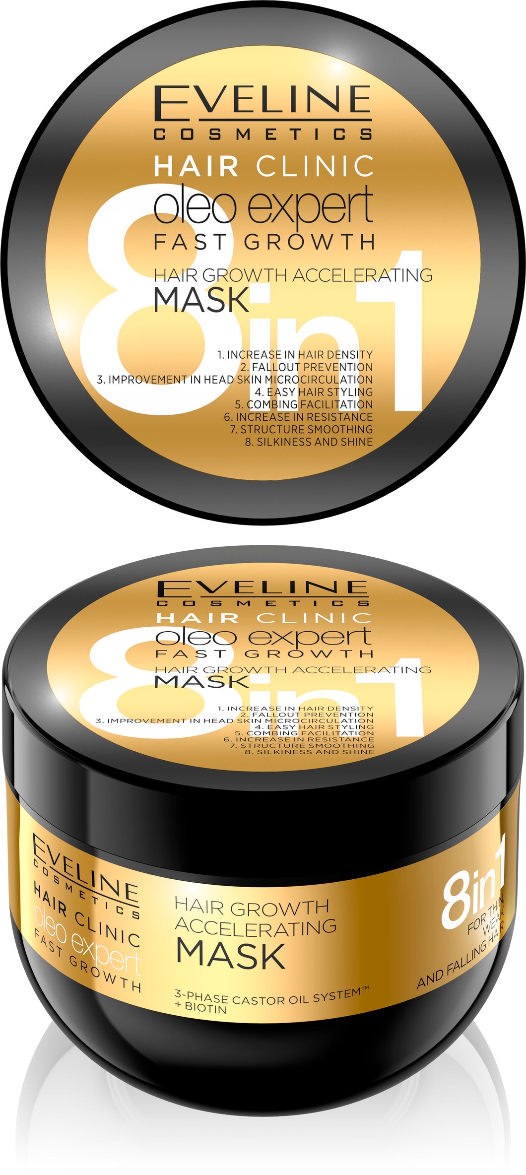 Eveline Hair clinic OLEO EXPERT maska za kosu 500ml