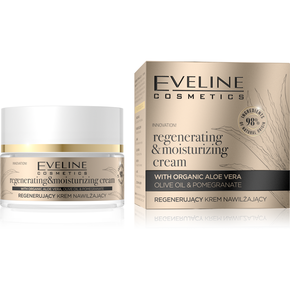 Eveline organic gold regener&moisturizing krema 50ml