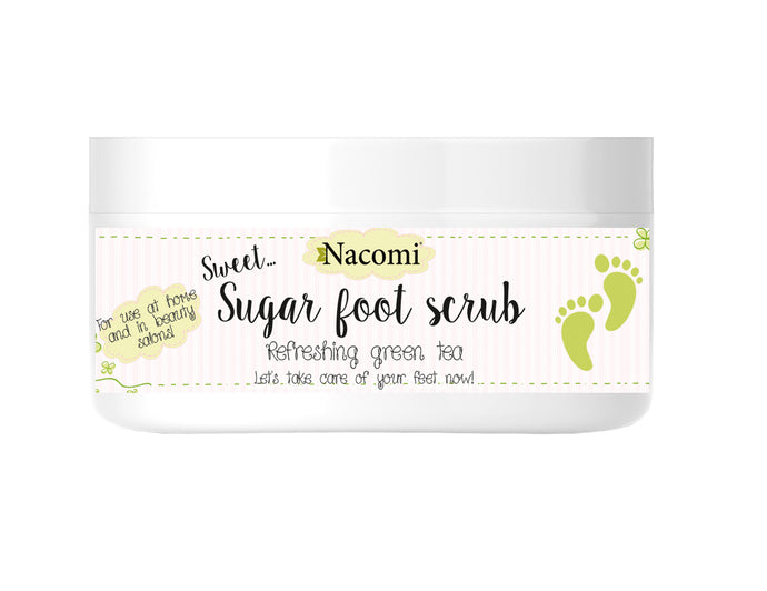 Nacomi sugar foot scrub 125g