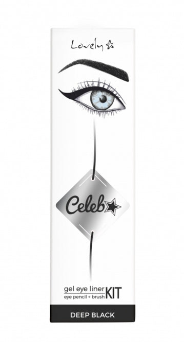 Lovely Celeb eyeliner set / Gel eyeliner, eyeliner olovka i četkica za eyeliner