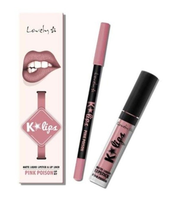 Lovely K lips set - pink poison