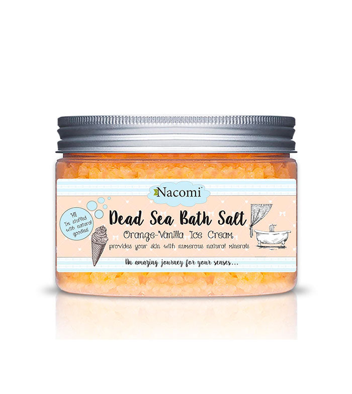 Nacomi bath salt -orange/vanilla ice cream 450g